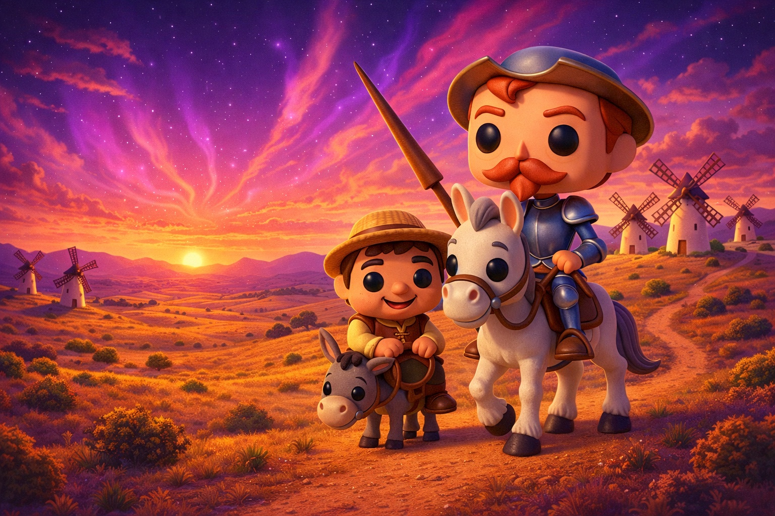 Un mundo de aventuras — FunQuiJote figuras artesanales